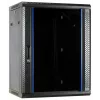 DSIT DS6615 15U sieninis serverių spintas su stiklo durimis, 600x600x770 mm, juodas