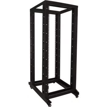 DSIT 32U 19 colių laisvai pastatoma serverio spinta su ratukais, 600x800x1600 mm, juoda, nesurinkta