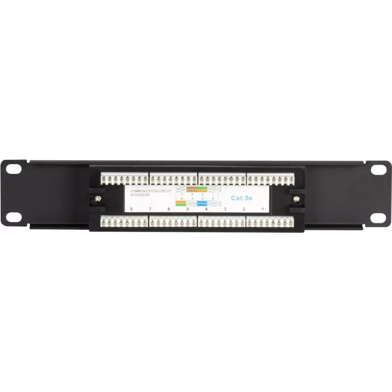 DSIT DS-10Patch5-8UTP 10 colių 8 prievadų UTP CAT 5e skydelis