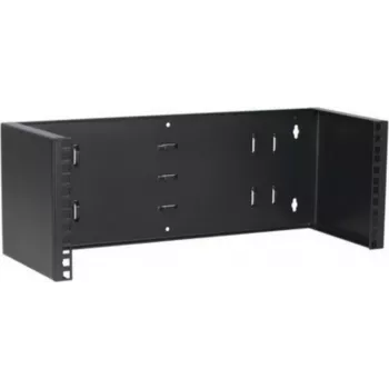 DSIT 4U 19 colių sieninis fiksuotas stelažo rėmas, 180 mm gylio, juodas (DS-WMB4-S)