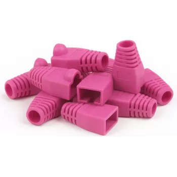 DSIT DANICOM RJ45 jungties apsauginis gaubtėlis rožinis, 10 vnt.