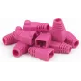 DSIT DANICOM RJ45 jungties apsauginis gaubtėlis rožinis, 10 vnt.