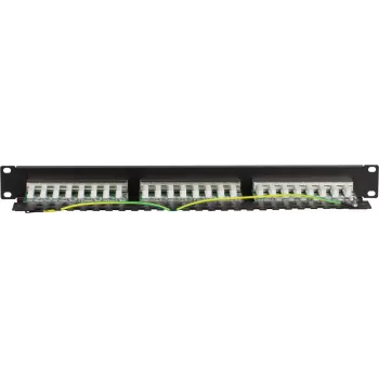 DS-IT CAT 5e FTP 24 prievadų 19 colių stovo montavimo skydelis