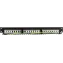 DS-IT CAT 5e FTP 24 prievadų 19 colių stovo montavimo skydelis