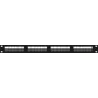 DSIT DS-Patch6a-24UTP 24 prievadų CAT6a UTP skydinė plokštė, 19 inch 1U, 10GbE, PoE+