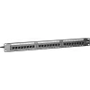 DSIT DS-Patch6a-24UTP 24 prievadų CAT6a UTP skydinė plokštė, 19 inch 1U, 10GbE, PoE+