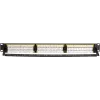 DSIT DS-Patch6a-24UTP 24 prievadų CAT6a UTP skydinė plokštė, 19 inch 1U, 10GbE, PoE+