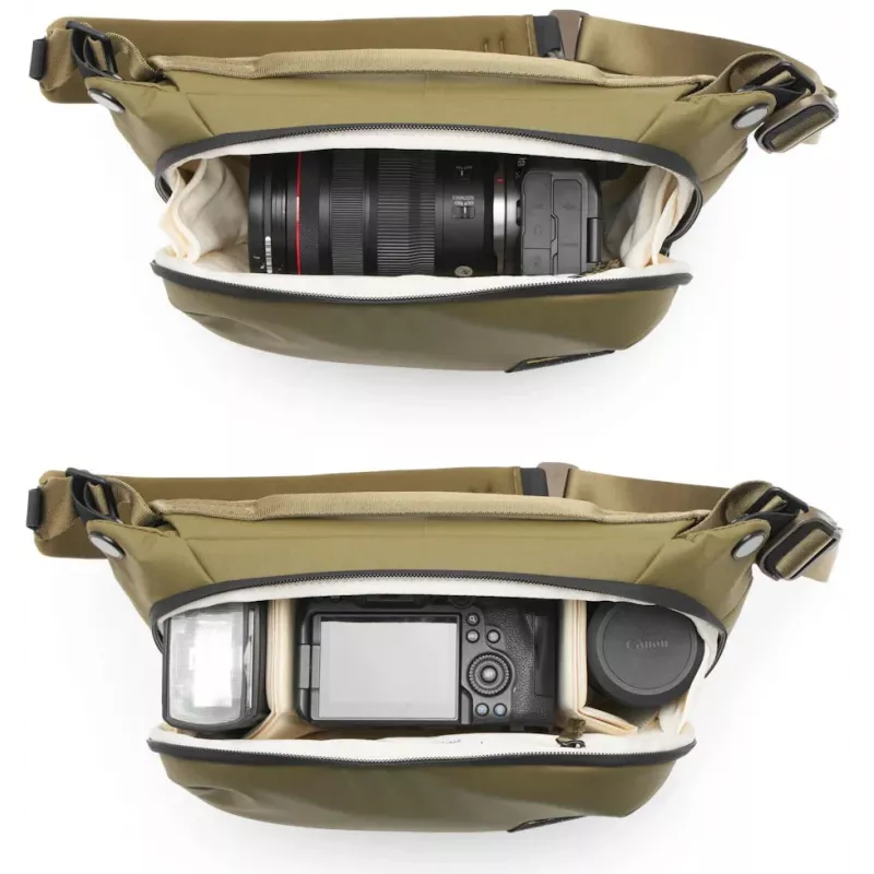 krepšys per petį Peak Design Everyday Sling V2 6L, Kelp (BEDS-6-KP-3)