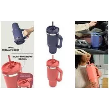 Contigo Thermalock Streeterville gertuvės puodelis su šiaudeliu 1,2 L indigo