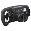 Fanatec ClubSport Formula V3 vairas, 290 mm, 2,7 colio OLED ekranas, RGB RevLED, magnetiniai perjungikliai, anglies pluoštas, Alcantara, juodas
