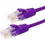 DSIT CAT5e Ethernet kabelis U/UTP 1m violetinis 100% varis