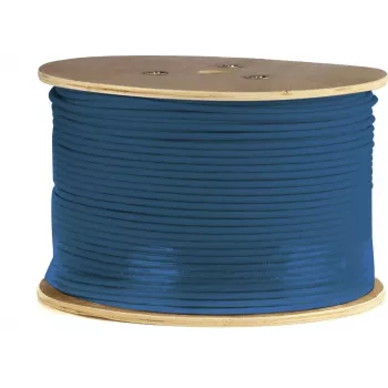 DSIT DANICOM CAT6A U/UTP 500 m lankstus PVC kabelis (Fca) – 10Gbps, 500MHz, vientisas varis, vidaus patalpoms