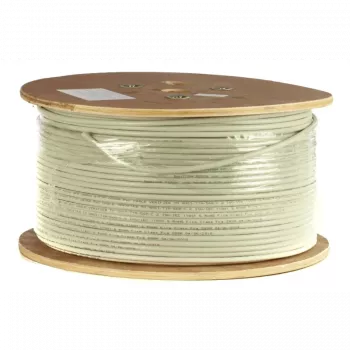 DSIT DANICOM CAT6A U/UTP 500 m lankstus PVC kabelis (Fca) – 10Gbps, 500MHz, vientisas varis, vidaus patalpoms