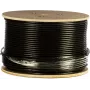 DSIT CAT7 S/FTP 305 m lauko instaliacinis kabelis, vientisas laidininkas, PE apvalkalas, Fca, dvigubas ekranavimas, 10 Gbit/s, juodas