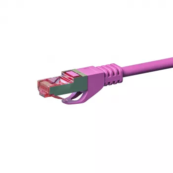 DSIT CAT 6 S/FTP LSOH tinklo instaliacinis kabelis 50 m rožinis
