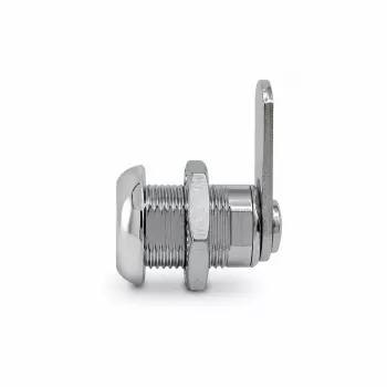 DSIT Server Cabinet Side Panel Lock Type 02 - cilindrinis užraktas, 2 raktai, cinko lydinys, sidabrinis