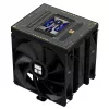 Thermalright Burst Assassin 120 Vision Black ARGB procesoriaus aušintuvas su TFT-LCD ekranu, 6 šilumos vamzdeliais, 220W TDP, 120mm PWM ventiliatoriumi, Intel LGA1700/1200/115X/2011/2066, AMD AM5/AM4