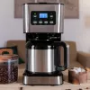 Cecotec Coffee 66 Drop & Thermo Time lašininis kavos virimo aparatas, 1,2 l termosas, 950 W, nerūdijantis plienas/juoda