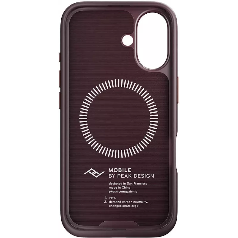 Peak Design Mobile Everyday audinio dėklas skirtas Apple iPhone 16, eclipse (M-MC-BS-EP-1)