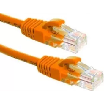 DSIT CAT6a U/UTP 15 m tinklo kabelis, 100% varis, oranžinis