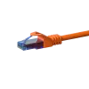 DSIT CAT6a U/UTP 15 m tinklo kabelis, 100% varis, oranžinis