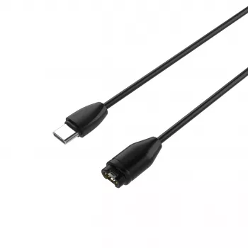 FIXED USB-C į Garmin įkrovimo laidas 2m juodas - Forerunner Fenix Venu Vivoactive Instinct
