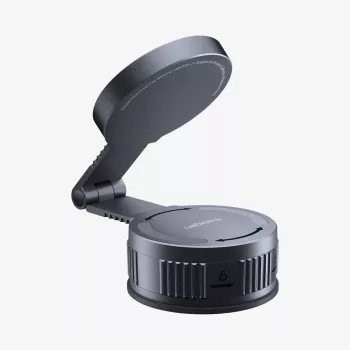 SPIGEN MFT35-1 OneTap Pro MagSafe magnetinis laikiklis automobiliui – prietaisų skydeliui, stiklui ir ekranui, juodas