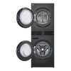 LG ELECTRONICS WashTower WT1210BBF (WiFi) 12kg/10kg Skalbimo ir džiovinimo kombinuotas įrenginys su AI DD™, Steam+ ir ezDispense™ – Black Steel