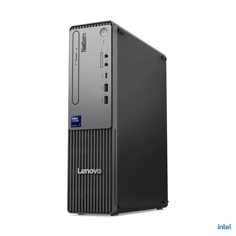 Lenovo ThinkCentre neo 50s G6 stalinis kompiuteris - Intel Core Ultra 5 225, 16GB RAM, 512GB SSD, DVD±RW, Windows 11 Pro, juodos spalvos