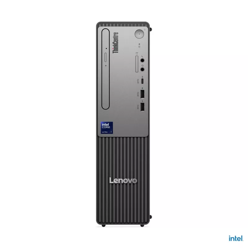 Lenovo ThinkCentre neo 50s G6 stalinis kompiuteris - Intel Core Ultra 5 225, 16GB RAM, 512GB SSD, DVD±RW, Windows 11 Pro, juodos spalvos