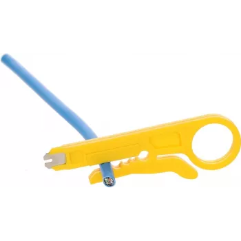 DSIT DC-PINCHER-CUT automatinis laidų nuėmiklis su įmontuotu kabelių pjaustytuvu, 0,2–6,0 mm² / 24–10 AWG, savaime prisitaikantis, juoda/raudona