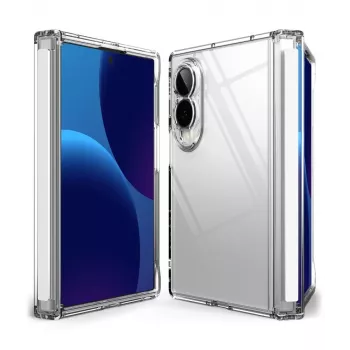 Ringke Fusion Flap Galaxy Z Fold 8 skaidrus hibridinis apsauginis dėklas su vyrio apsauga