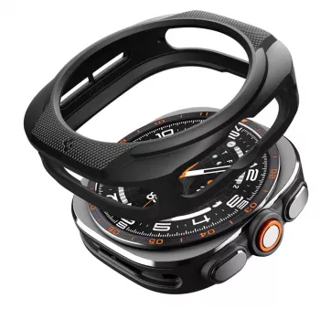Spigen Liquid Air dėklas, skirtas Samsung Galaxy Watch Ultra 2 2026 (47mm) - matinė juoda