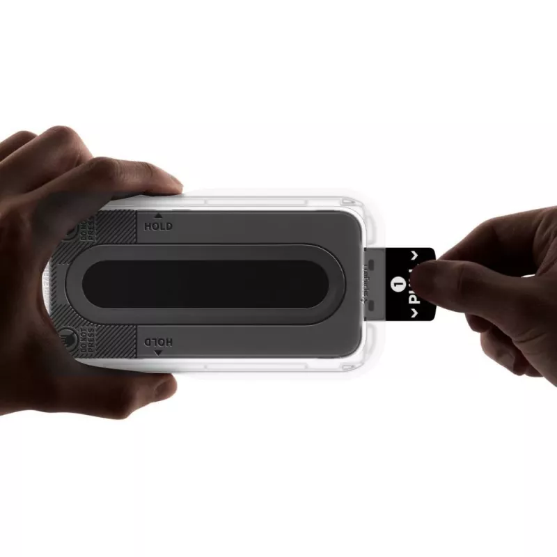 Spigen GLAS.tR EZ Fit Pro AC HD grūdinto stiklo ekrano apsauga, skirta Nothing Phone (4a), 2 vnt., permatoma