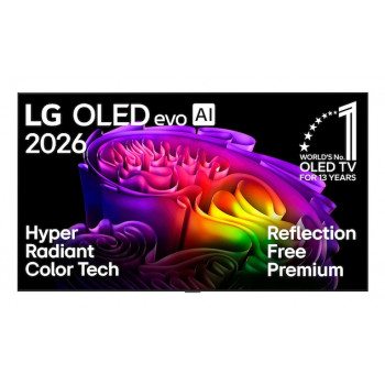 LG OLED83G67LW 83 colių OLED evo Gallery Edition 4K Smart TV su α9 Gen5 AI procesoriumi, 120Hz, Dolby Vision IQ, Dolby Atmos, webOS 22, G-Sync/FreeSync, sieninis laikiklis komplekte