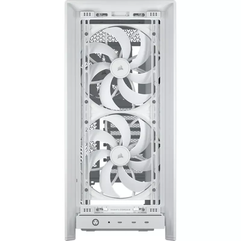 CORSAIR FRAME 5000D WORKSTATION modulinis Mid-Tower kompiuterio korpusas, E-ATX, 2x 200 mm + 1x 140 mm ventiliatoriai, baltos spalvos (CC-9011331-WW)