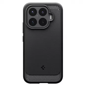 Spigen Rugged Armor dėklas, skirtas Xiaomi 17T Pro, matinė juoda, ACS11869