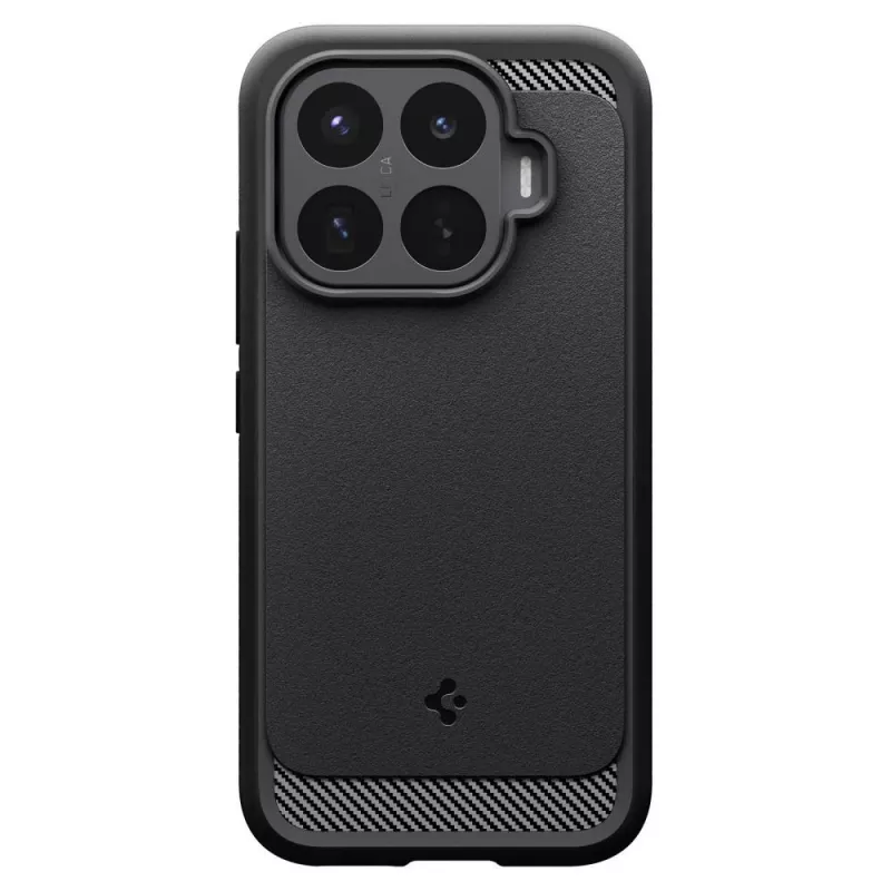 Spigen Rugged Armor dėklas, skirtas Xiaomi 17T Pro, matinė juoda, ACS11869