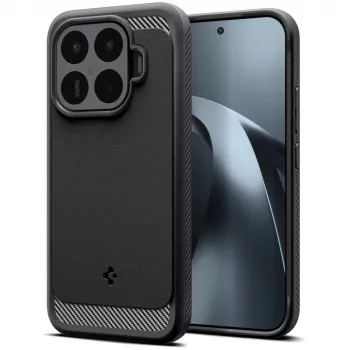 SPIGEN RUGGED ARMOR XIAOMI 13T/13T PRO matinės juodos spalvos dėklas