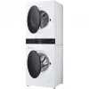 LG WashTower WT1210WWF 12kg skalbimo ir džiovinimo mašina su šilumos siurbliu, balta