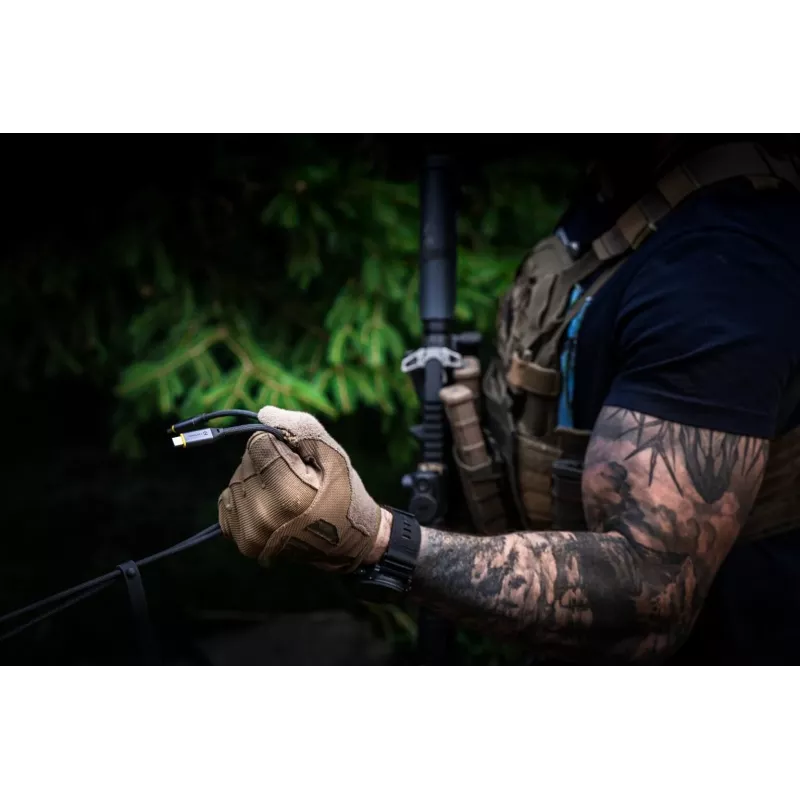 Tactical Fast Rope Aramid 2.0 USB-C/USB-C laidas 2 m