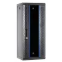 DSIT DS10-3315 15U 10 inch sieninis serverių spintos kabinetas su stiklinėmis durimis, 312x310x752 mm, juodos spalvos