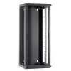 DSIT DS10-3315 15U 10 inch sieninis serverių spintos kabinetas su stiklinėmis durimis, 312x310x752 mm, juodos spalvos