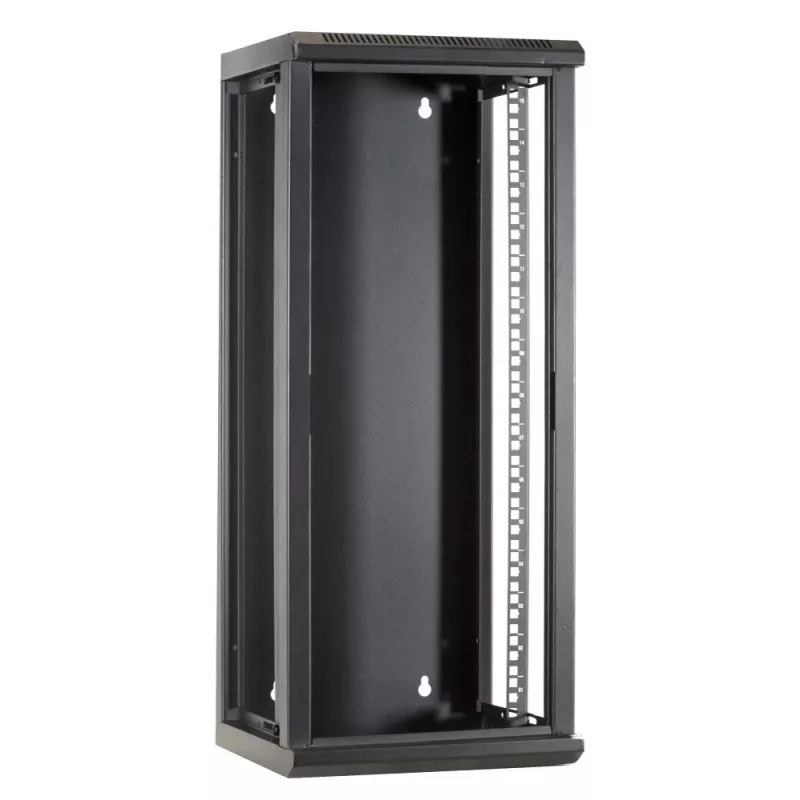 DSIT DS10-3315 15U 10 inch sieninis serverių spintos kabinetas su stiklinėmis durimis, 312x310x752 mm, juodos spalvos