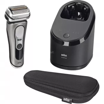 Braun Series 9 PRO+ 9665cc elektrinis skustuvas su SmartCare Center, grafitas/sidabras