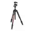 Manfrotto MKBFRTA4RD-BH Befree 4 sekcijų aliumininis kelioninis trikojis su rutuline galvute, raudonas