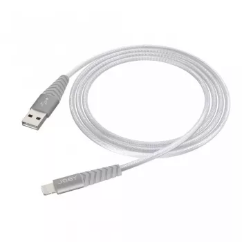 Joby įkrovimo ir sinchronizavimo Lightning kabelis, 1,2 m, sidabrinis (JB01814-BWW)
