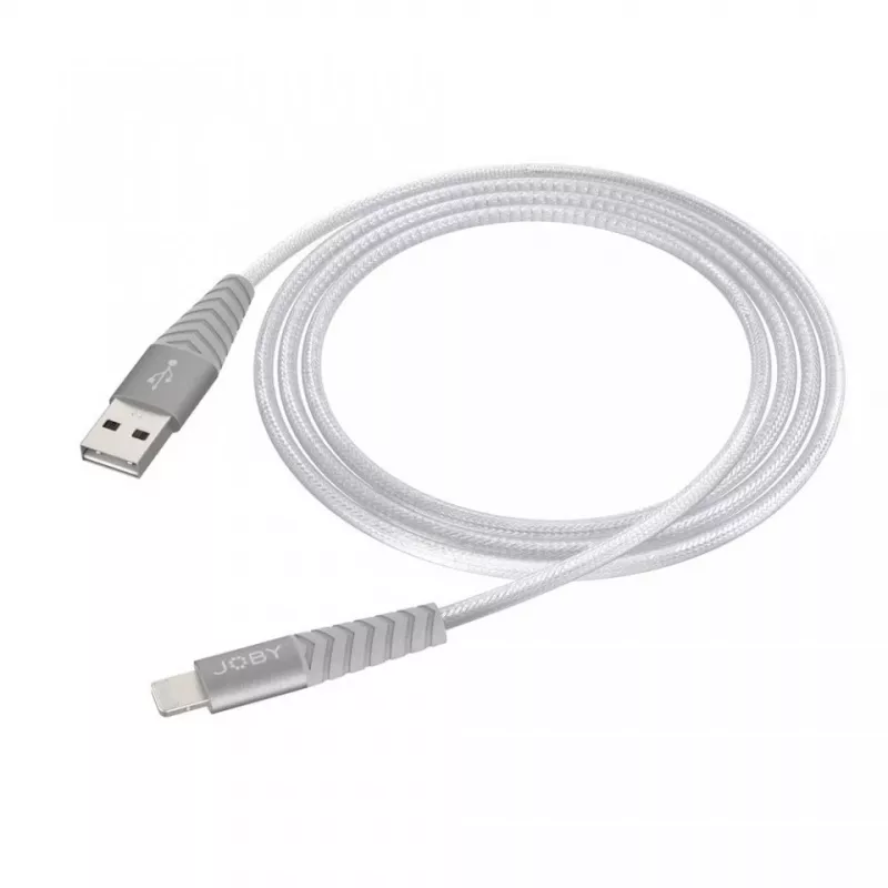 Joby įkrovimo ir sinchronizavimo Lightning kabelis, 1,2 m, sidabrinis (JB01814-BWW)