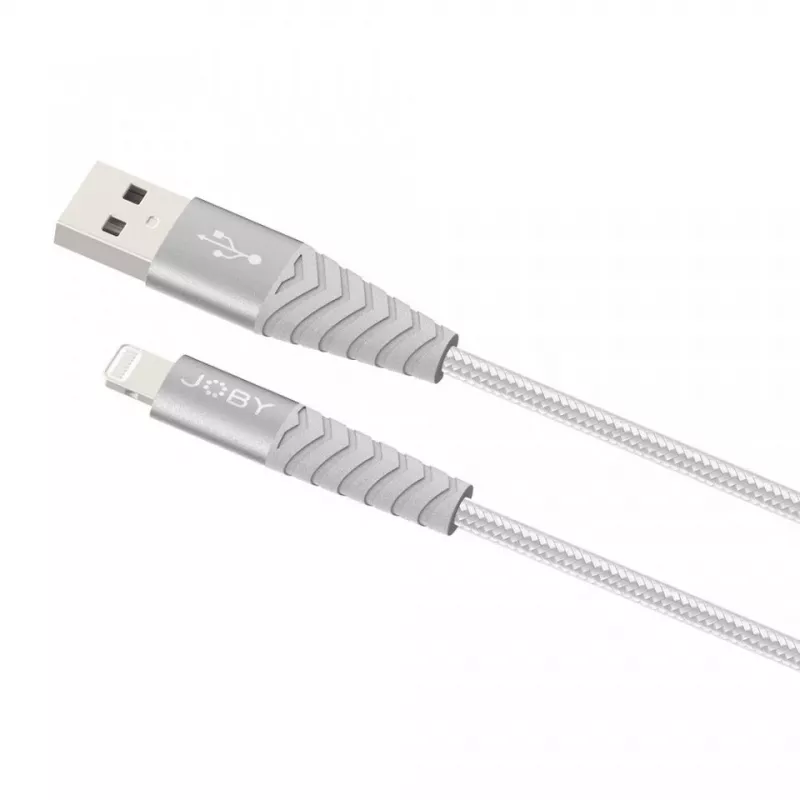 Joby įkrovimo ir sinchronizavimo Lightning kabelis, 1,2 m, sidabrinis (JB01814-BWW)