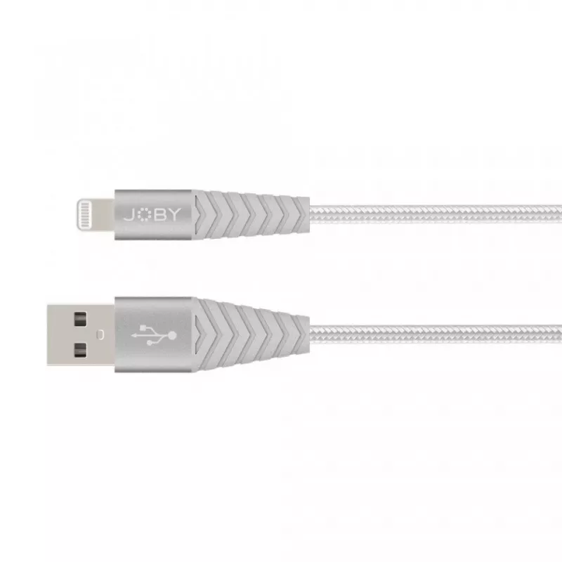 Joby įkrovimo ir sinchronizavimo Lightning kabelis, 1,2 m, sidabrinis (JB01814-BWW)
